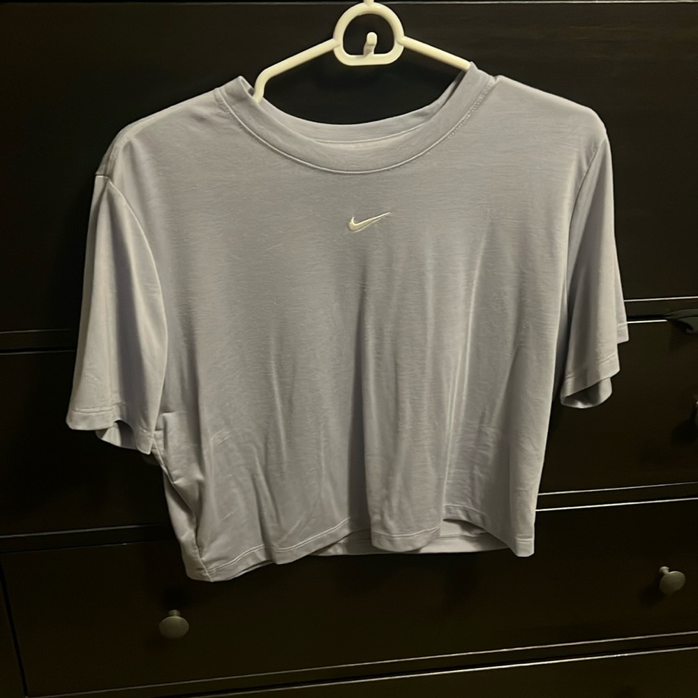 Lavender Nike crop top